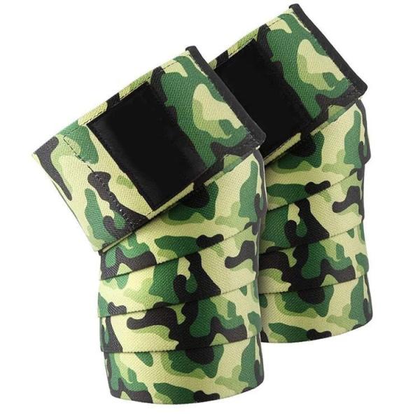 Adjustable Sports Protective Gear Weightlifting Knee Wraps For Squats