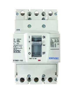 CE Certified 3P 100A MCCB Circuit Breaker , Mccb Switch With Normal Structure