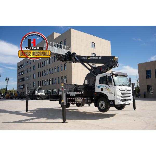 JIUHE FAW 4*2 Hydraulic Lift Platform Truck 45m Truck Mounted Aerial Working