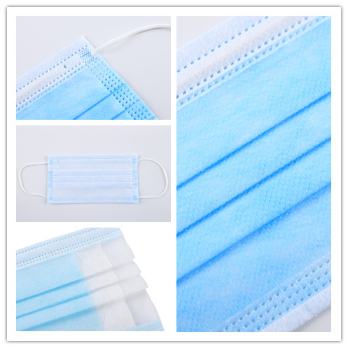 Secure Disposable 3 layer Medical Face Mask Disposable 3ply