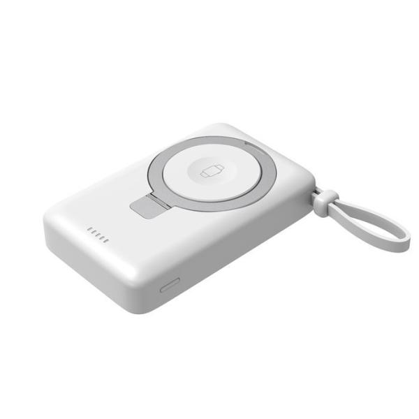 OEM 10000mAh Magnetic Power Bank With Stand / Lanyard 35W Fast Charger