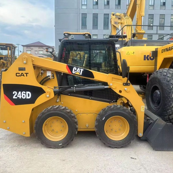 High Performance Used  Wheel Loaders 246D Second Hand Earth Moving Machinery