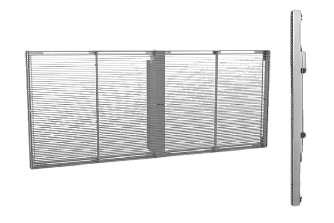 P3.91 Led Window Display Screen AC85V Transparent LED Video Wall Screen RGB