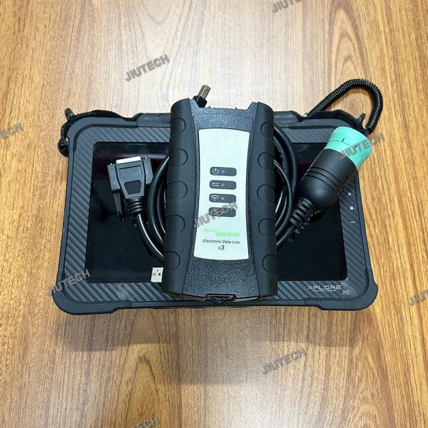 V5.3 Agriculture Construction Electronic Data Link EDL V3 Diagnostic kit Service Advisor EDL V3 scanner tool+CF19 Laptop