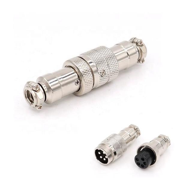 Professional 4 pin gx16 aviation connector Cable Assembly in OEM Color with PVC Tube