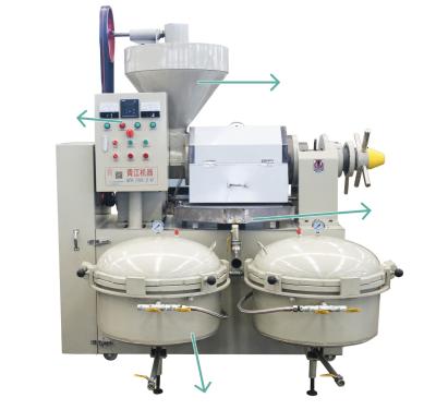 500kg/h Automatic Control Spiral Oil Press Machine Mustard Oil Filter Machine