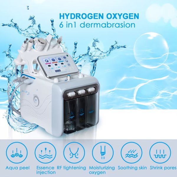 6 In 1 Hydrafacial Machine , Hydro Oxygen Facial Machine OEM Support