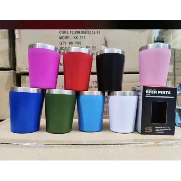 16 Oz de doble pared aislada de acero inoxidable juego de tumbler.