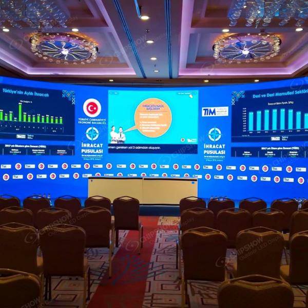 Indoor P3.91 P2.604 P2.9 LED Screen fixed With 500x1000 Cabinet