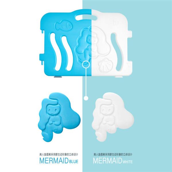 Free Combination Baby Safety Play Yard Indoor Folding Plastic Mermaid Playpen