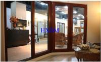 Bois plaqué en aluminium Windows du revêtement EPDM 6063-T5 de poudre pour des Chambres