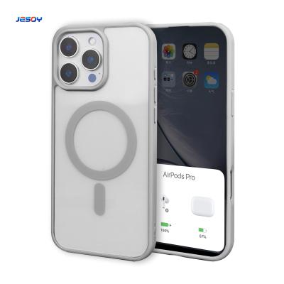 Casse téléphonique magnétique à l'épreuve des chocs pour iPhone 16 15 Pro Max