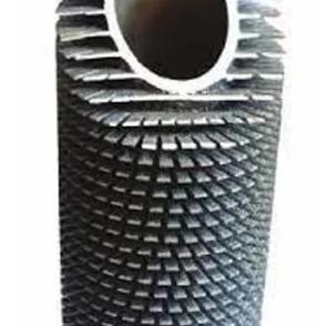 DELLOK Ferro inoxidável de troca de calor espiral serrilhado tubo de nadadeira industrial para caldeira