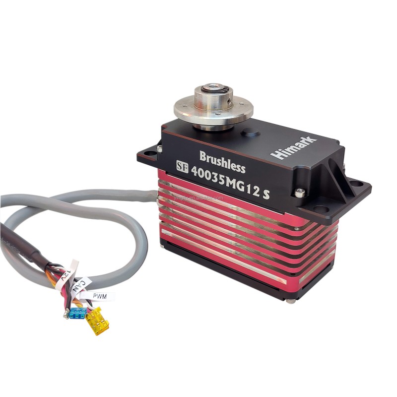 Brushless Digital Feedback Servo 400kg 12V 24V 28V Servo Motor SF40035MG