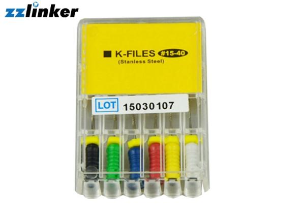 Portable Dental Endo Files , Root Canal Niti K Files Endodontics In Dentistry