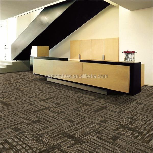 50x50cm Good Ware-Resistant Polypropylene Carpet Tile with PVC Backing