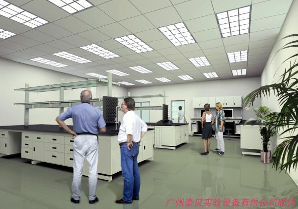 Grey / Blue Chemistry Lab Furniture Stainless Steel Cold Rolled Steel Plate