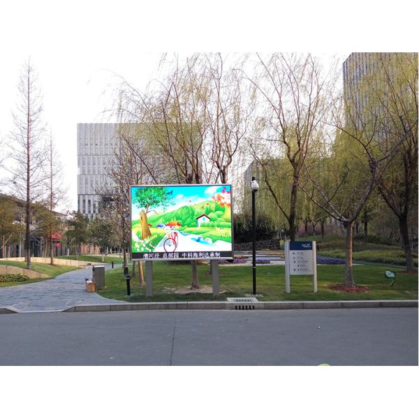 IP65 P5 Outdoor Full Color LED Screen Message Board 1R1G1B 6500 Nits Brightness