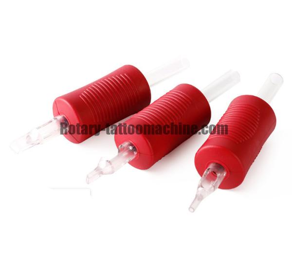 Silicone Material Red Clear Tattoo Tubes  , Disposable Cartridge Tattoo Tubes