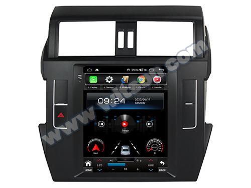 9.7'' Tesla Vertical Screen For Toyota Land Cruiser Prado 2014-2017 Android Car Multimedia Player