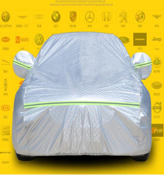 Customized Custom Fit Car Covers UV Protection Scratch Proof Gray Color