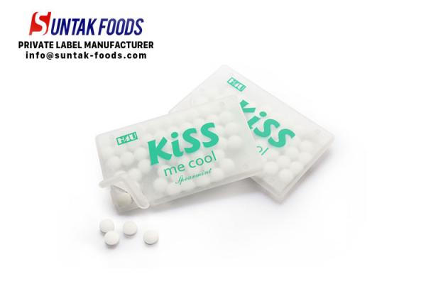 Sugar Free Fresh Breath Mints With Sorbitol / Xylitol Sweeteners , Low Calorie Candy