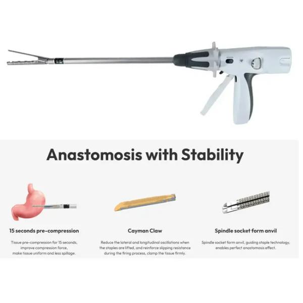 Instruments laparoscopiques découpage linéaire endoscopique jetable