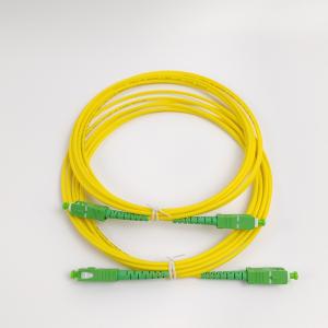 Optical Patch Cord Yellow Pigtail SC/APC G652D Single Mode LSZH 1M Simplex 2.0mm