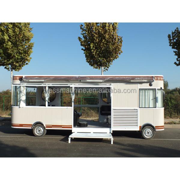 4 Wheels Technology Mobile Beauty Spa Salon Trailer for Dairy Products Long Service Life