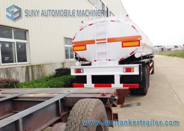 High Performance 20000L 3 Axle Train Oil Tank Trailer With Ellipse Shaped