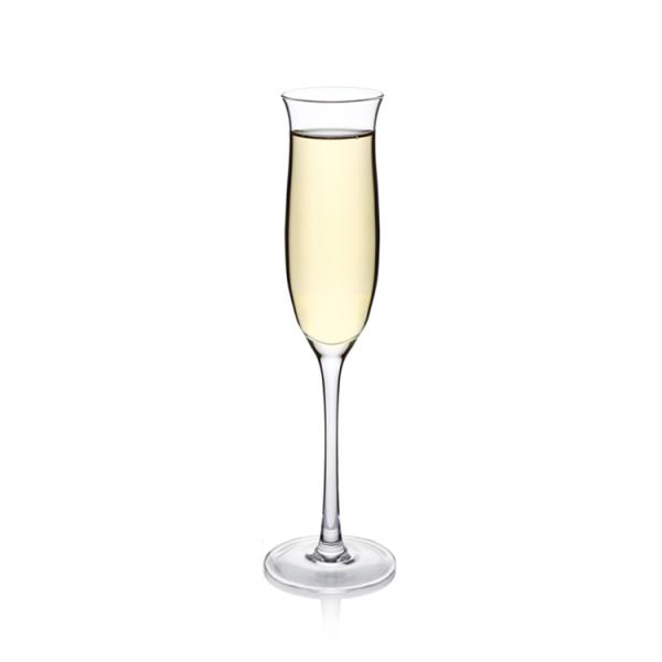 160ML Hand Blown Transparent Crystal Champagne Flutes