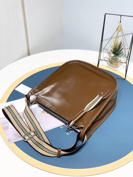 Cow Split Leather Crossbody Bag For Bucket Hobo Shoulder Messenger Purse