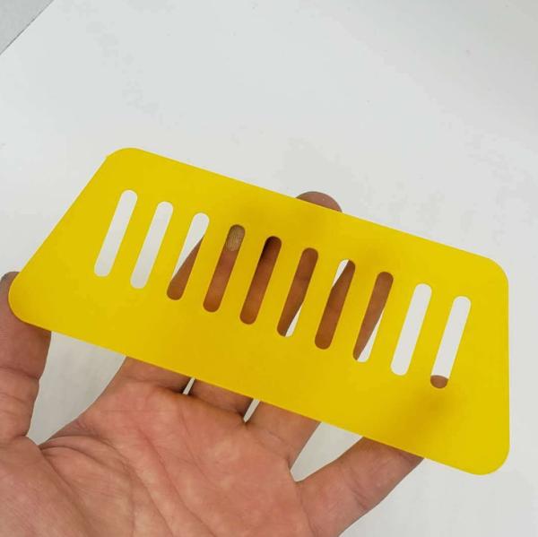 Yellow Ultra Thin Window Tinting Tools Glass Film Installation Scraper Lightweight