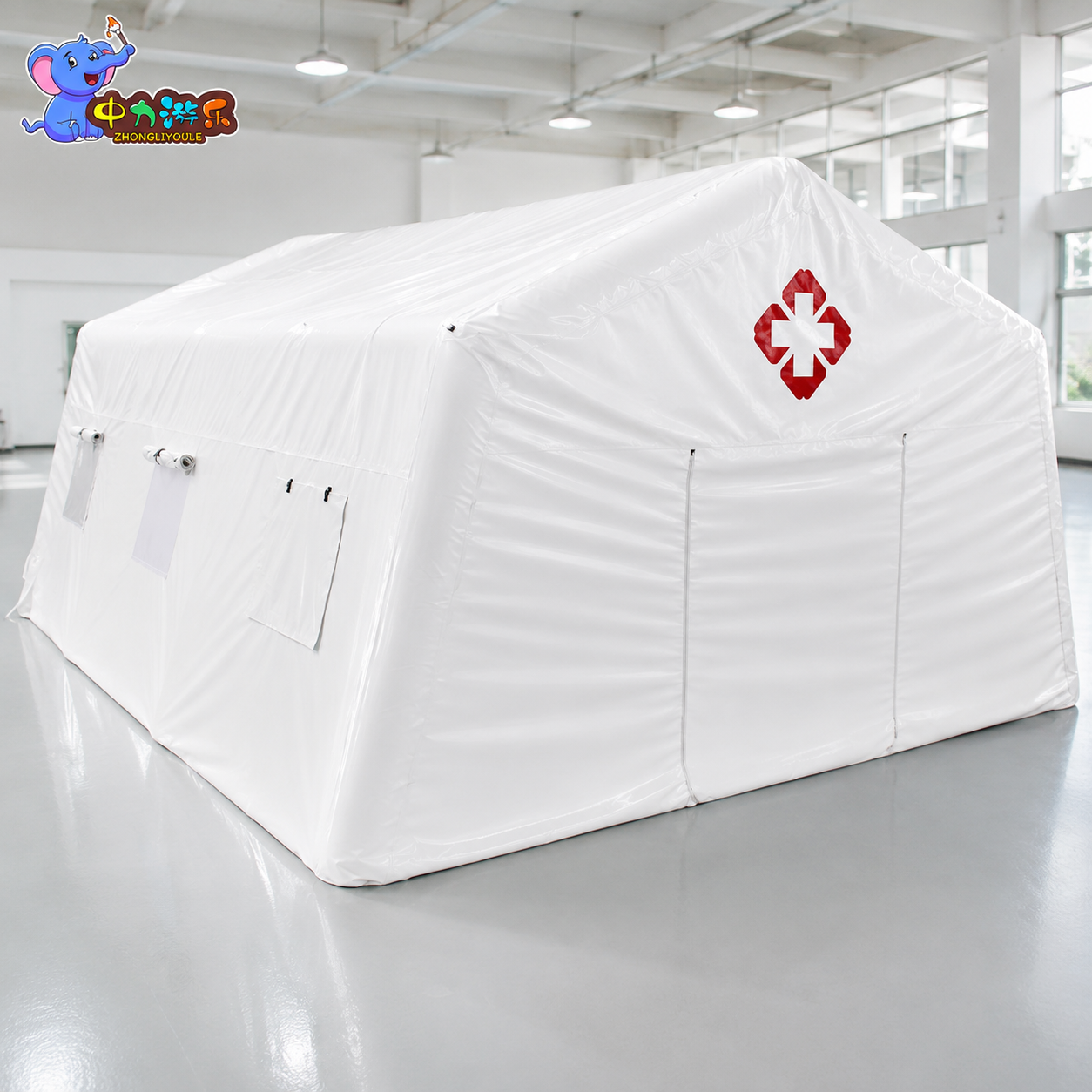 Temporary Medical Inflatable Emergency Shelter Corrosion Resistant ODM