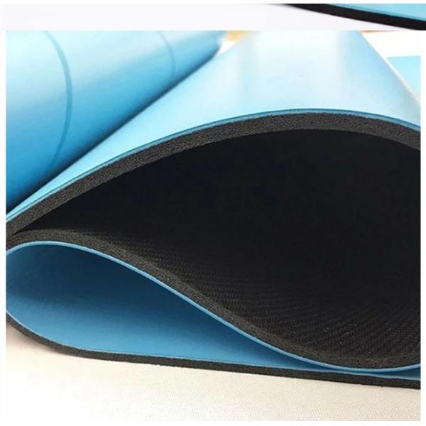 Natural Rubber Yoga Mat, Position lines Yoga Mat, Non-Slip Fitness Mat
