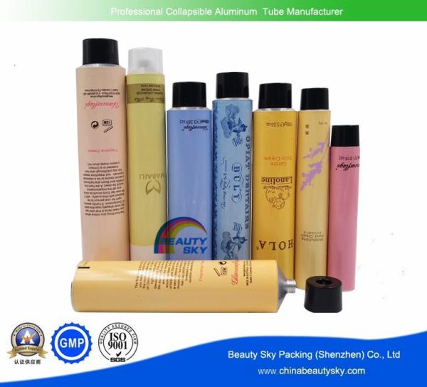 Hair Dye Cream Plastic Cosmetic Tubes Silk Screen Printing Waterproof Corrosion Resistant