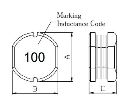 Nickel Zinc SMD Power Inductor 0.69A Drum Core Inductor For Electronic Product