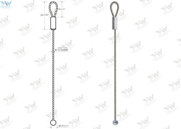 Steel Wire Sling / Wire Rope Choker Sling Customize Length For Suspension Sets