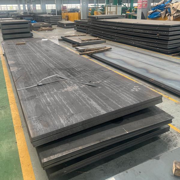 S235JR S355JR Customized Size Carbon Steel Sheet Mild Steel Plain Finish Hot Rolled Black Finish