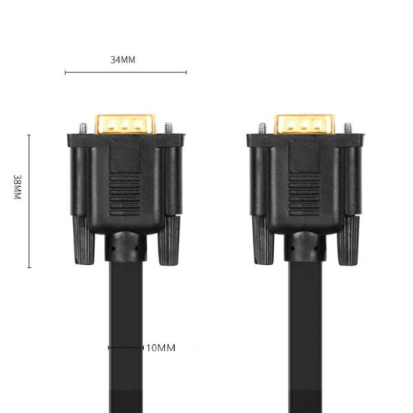 Стена плоского кабеля 3+6 VGA установленная для видео дисплея репроектора ТВ
