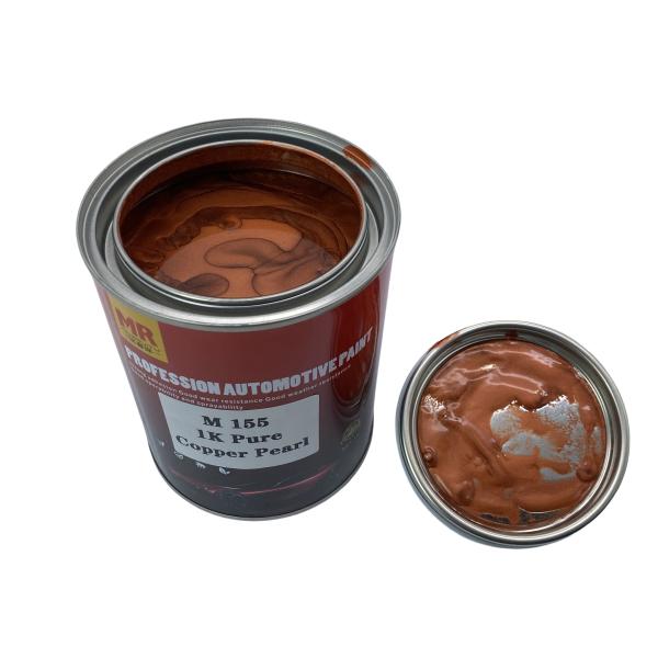 M155 1K Pure Copper Pearl Automotive Basecoat True Copper Metallic Finish