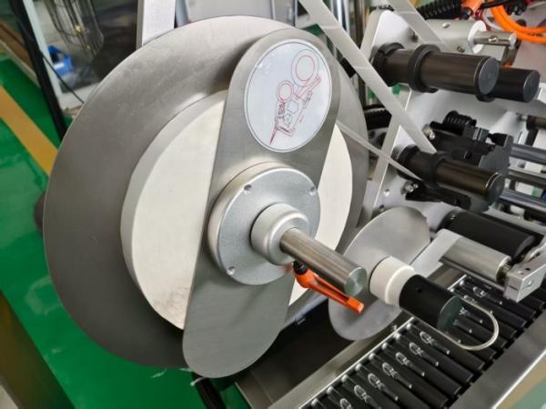 High-Speed Cosmetic Labeling Machine - Fully Automatic Sticker Labeling for 1-20ml Glass or Plastic Bottles with Taping and Printing Features