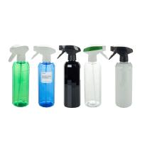 50 ml garrafas de plástico transparentes Spray Head com cabeça de pulverização de pistola branca