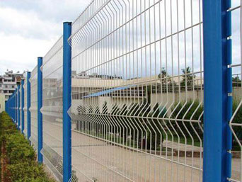 Mild Steel Welded Wire Mesh Fencing Plastic - Soaked Coated Wire Fencing