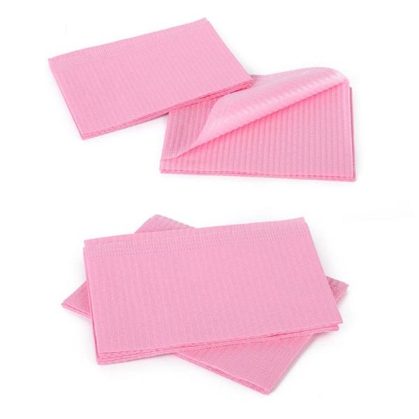Colorful Quality Dental Bibs 3ply Waterproof Absorbent Patient Medical Comfortable Disposable Dental Bib