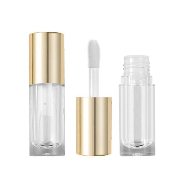 6ml AS Circle Fancy Lipgloss Tubes with Thick Stem Brush Lip Gloss Tube