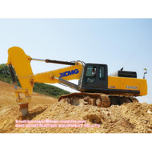 Экскаватор СЭ490ДК Кравлер высокой стабильности гидравлический 49 тонн с ведром утеса