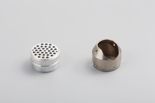 CNC machining precision Titanium  parts for sensors for injection valve processing by 5-axis CNC center brother machine