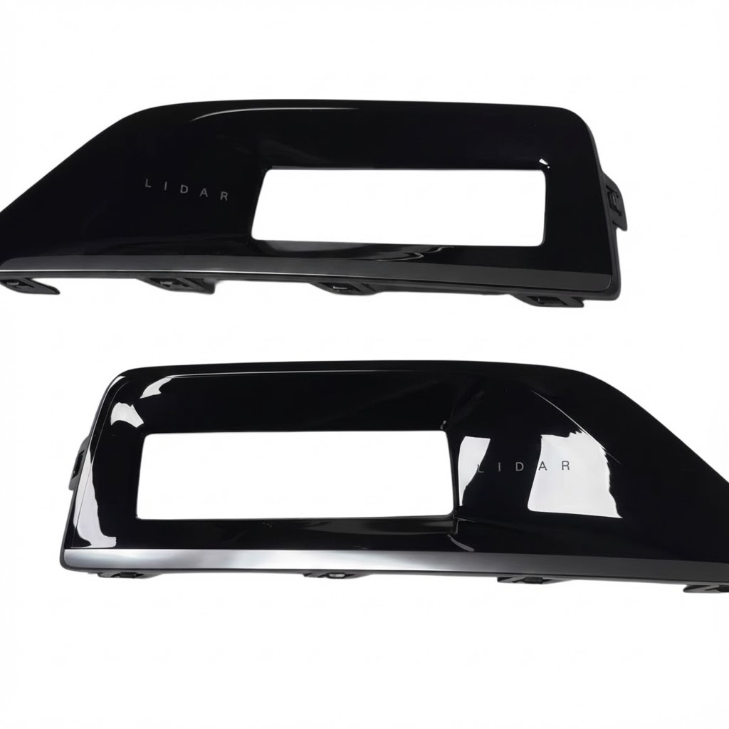 Suitable for Xiaopeng X9 Front Fog Lampshade X9 Fog Lamp Bracket Lampshade Frame Bumper radar Base Bracket Decorative Cover