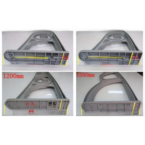 1000 мм Пластиковый кронштейн Прозрачный твердый поликарбонат Оконный тент Защита от УФ